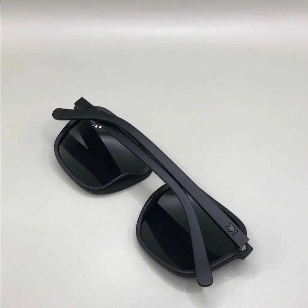 Knockaround Pacific Palisades Black Sunglasses Aviator Style Unisex Polarized.